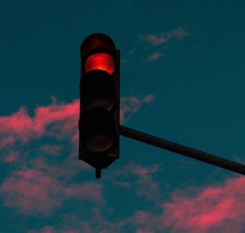 A red stoplight to indicate when healthcare PR agencies say ‘no’